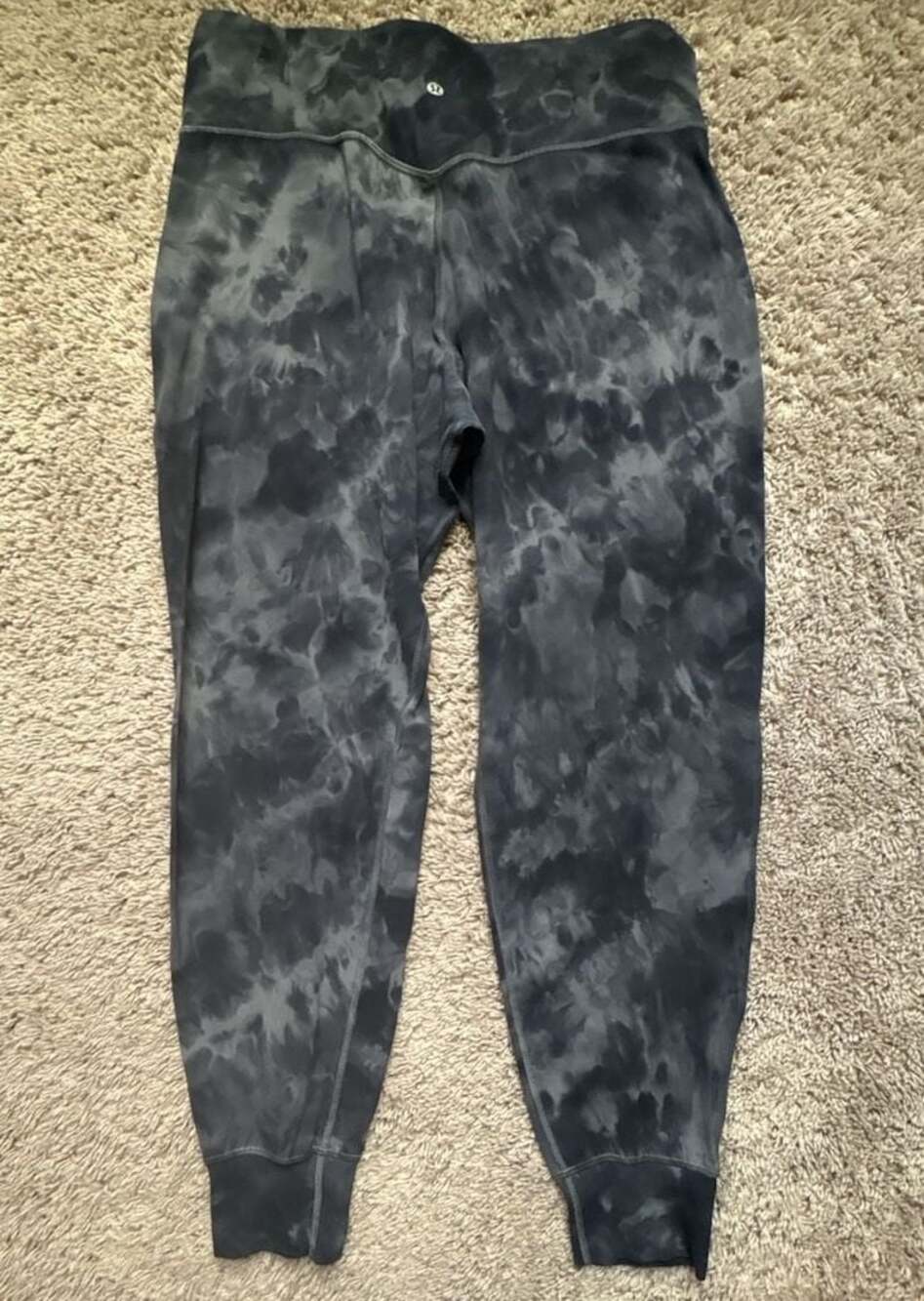 Lululemon Align High-Rise Jogger Diamond Dye Pitch Grey Graphite Grey Size 12